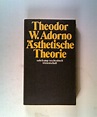 ästhetische theorie von adorno - ZVAB