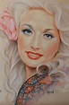 Dolly Parton....a Prismacolor Pencil Portrait...... by.......Greg Hand ...