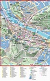 Salzburg city center map - Ontheworldmap.com
