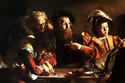 The Calling of St Matthew (detail) / Caravaggio / http://en.wikipedia ...