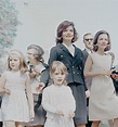 the-kennedy-family: “Jackie Kennedy walks with her sister, Lee ...