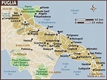Towns that you should Visit in Puglia. Map Map Of Italy Regions, Italy ...