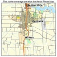 Aerial Photography Map of Centralia, IL Illinois