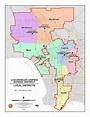 LA county district kaart - Los Angeles county district kaart ...