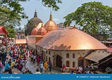 Top View of the Kamakhya Mandir Temple in Guwahati, Assam State, North ...