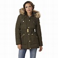 Women’s Rocawear Plus Hooded Belted Puffer Jacket Olive 3XL #NJHSW-701 ...