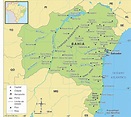 Blog de Geografia: Mapa da Bahia
