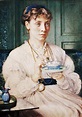 Portrait Of Georgiana Burne Jones Painting | Sir Edward John Poynter ...