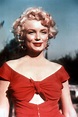 Marilyn Monroe Poster Red Dress Sexy Color Picture Image Retro Vintage ...