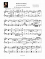 Beethoven Medley for classical music beginners Sheet music for Piano ...
