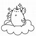 ️Unicorn Pusheen Coloring Pages Free Download| Gmbar.co