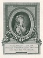 MARIA THERESIA, von Neapel-Sizilien (1772 - 1807). Halbfigur nach ...