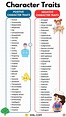 Character Traits List | 200+ Examples of Positive and Negative ...