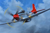 Stan Stokes painting of P-51D Mustang "Bunny" - Stan Stokes - Artist