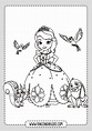 Dibujos de La Princesa Sofía para colorear | Imprimir y Colorear