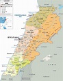 Large detailed administrative map of Lebanon. Lebanon large detailed ...