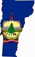 Vermont Flag Map - MapSof.net