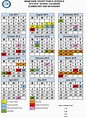 the calendar for school year is shown in this printable version which ...