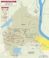 Battle of Shiloh Map - April 6, 1862 10am to Noon | Battle of shiloh ...
