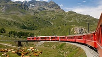 Viaja en tren y descubre la belleza de los Alpes suizos en el Bernina ...