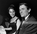 Actor Gregory Peck and his wife Veronique Passani attend an event in ...