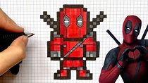 TUTO DESSIN PIXEL ART DEADPOOL SKIN ! - YouTube