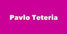 Pavlo Teteria - Spouse, Children, Birthday & More