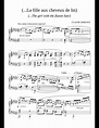 Claude Debussy - La fille aux cheveux de lin sheet music for Piano ...