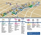 Las Vegas Strip Hotels and Casinos map | las vegas | Pinterest | Las ...
