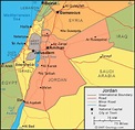 Map of Jordan - Free Printable Maps