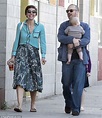 Almost a Marilyn moment! Laid back Maggie Gyllenhaal and husband Peter ...