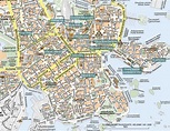 Large detailed tourist map of Helsinki city. Helsinki city large ...