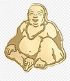 Buddhist Drawing Laughing Buddha - Chinese Buddha Drawing Png Emoji ...