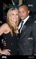 Donald Faison and wife, CaCee Cobb at the premiere Next Day Air held at ...