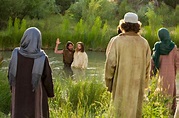 Juan el Bautista bautiza a Jesucristo