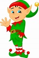 Premium Vector | Cute cartoon elf waving | Christmas drawing, Xmas ...