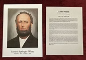 Portraits of Early Pioneers of the SDA Message: James S. White Print ...