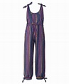 Soul Flower Striped Hippie Overalls - ADVENTURE VACATIONS