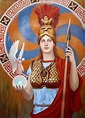 atenea - Buscar con Google | Ilustraciones mitología griega, Atenea ...