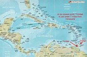 Trinidad And Tobago Map In World | Cities And Towns Map