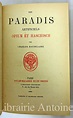 Librairie Antoine - Livres rares: Charles Baudelaire. Les Paradis ...