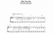 Jessie J Who You Are Piano Sheet Music Free | Audiolover