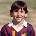 Premium AI Image | Lionel Messi Barcelona old childhood picture ...