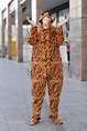 I Talk People Into Posing In A Tiger Suit | Bored Panda