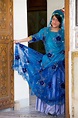 Photo of Iranian girl in traditional Shirazi dress. Narenjestan museum ...