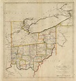 1814 State Map of Ohio | Ohio map, Ohio history, Map