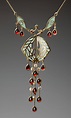 definisse: Art Nouveau gold necklace, after 1900, Museum of Decorative ...