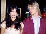 Demi Moore with her first husband, musician Freddy Moore