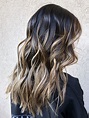 High Contrast Balayage done by @maryxjoy | Brunette hair with ...