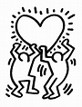 Free Keith Haring drawing to print and color - Keith Haring Kids ...